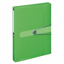 Mapa A4 s gumicom, PP, hrbat 40 mm, Easy orga to go, Herlitz, zelena