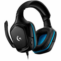LOGITECH G432 7.1 Surround Sound Wired Gaming Headset - LEATHERETTE - USB - EMEA
