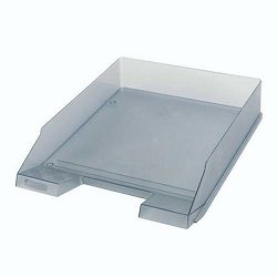 Ladica za spise Classic transparent Herlitz, PVC, siva