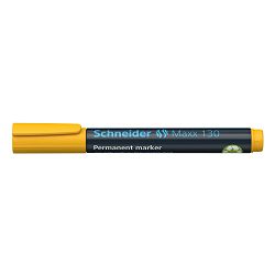 Flomaster Schneider, permanent marker, Maxx 130, 1-3 mm, žuti