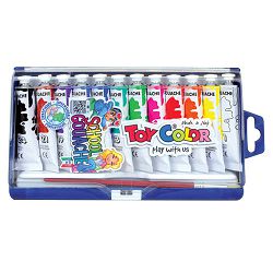 Boja tempera Toy color 12/1 + kist art. 728