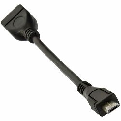 Adapter with cable AK-AD-09 USB-AF/microUSB-B
