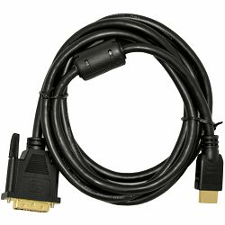 AKYGA cable AK-AV-04 HDMI-M/DVI-M 2m