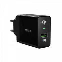 Anker PowerPort+ 1 QC 3,0 zidni punjač; crni