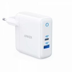 Anker PowerPort PD+ 35W 2-portni punjač; bijeli