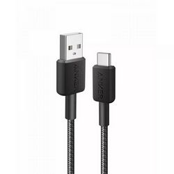 Anker 322 USB-A to USB-C pleteni kabel 1,8m; crni