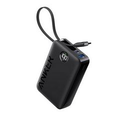 Anker PowerCore 335 powerbank 20K s ugrađenim kabelom USB-C; crni