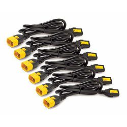 APC Power Cord Kit (6 ea), Locking, C13 to C14, 0.6m