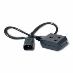 APC Power Cord, C14 to BS1363 (UK), 0.6m