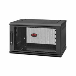 APC NetShelter WX 6U 600x400 Wall Mount Cabinet Black with swing handle