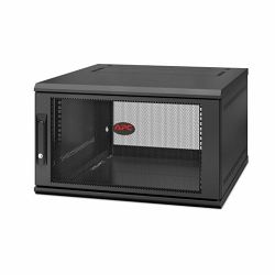 APC NetShelter WX 6U 600x600 Wall Mount Cabinet Black with swing handle
