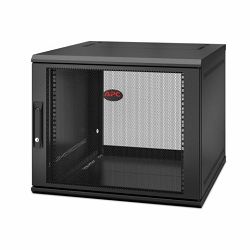 APC NetShelter WX 9U 600x600 Wall Mount Cabinet Black with swing handle