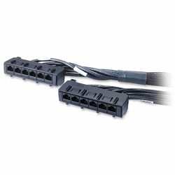 APC Data Distribution Cable, CAT6 UTP CMR 6 X RJ-45 Black, (7M)