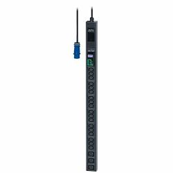 APC Easy PDU,Metered,Zero U,16A,230V,(18)C13 (3)C19, IEC309