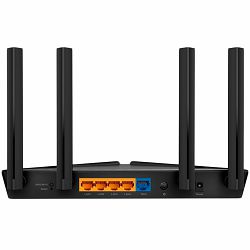 TP Link AX1800 Dual-Band Wi-Fi 6 Router, 1.8 Gbps Wi-Fi, 4× Fixed  Antennas, 1× Gigabit WAN Port, 4× Gigabit LAN Ports, Network Security: SPI Firewal, Access Control IP & MAC Binding, Application Laye