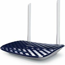 TP-LINK AC750 Dual Band Wireless Router, Mediatek, 433Mbps at 5GHz + 300Mbps at 2.4GHz, 802.11ac/a/b/g/n,1 10/100M WAN + 4 10/100M LAN, Wireless On/Off, 2 fixed antennas