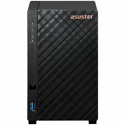 ASUSTOR NAS AS1102TL Drivestor2 Lite 2x 3.5 - 1x 1Gbe Realtek QuadCore RTD1619B 1.7GHz 1GB single PSU desktop