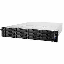 ASUSTOR NAS AS6512RD/RAIL KIT Lockerstor12RD 12x 3.5" - 2x 1Gbe + 2x 2.5Gbe Atom QuadCore C3538 2.1GHz 8GB dual PSU rackmount