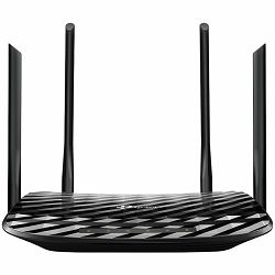 AC1200 Dual-band Wi-Fi gigabit router, up to 867 Mbps at 5 GHz + up to 300 Mbps at 2.4 GHz, support for 802.11ac/n/a/b/g standards, Wi-Fi On / Off buttons, 5 Gigabit ports, 4 fixed antennas, 1 USB 2.0