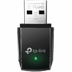 TP-Link AC1300 Archer T3U bežični Dual-Band MU-MIMO mini USB3.0 adapter 400Mbps/867Mbps (2.4GHz/5GHz), 802.11a/b/g/n/ac