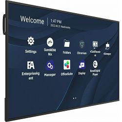 ViewSonic 65" LED Display, 3840x2160, 450 nits, 1200:1, HDMI x 2, USB-C, BLACK