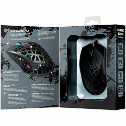 CANYON Puncher GM-20, High-end Gaming Mouse with 7 programmable buttons, Pixart 3360 optical sensor, 6 levels of DPI and up to 12000, 10 million times key life, 1.65m Ultraweave cable, Low friction wi