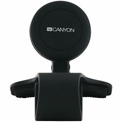 Canyon Car Holder for Smartphones,magnetic suction function ,with 2 plates(rectangle/circle), black ,115*83*100mm 0.072kg