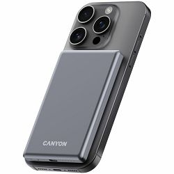CANYON power bank OnPower 505 slim Magsafe 5000 mAh PD20W Dark Grey