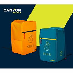 CANYON CSZ-03, cabin size backpack for 15.6 laptop, polyester,yellow