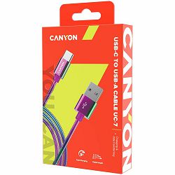 CANYON cable UC-7 A-C 18W 1.2m Oil Slick