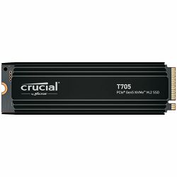 Crucial T705 2TB PCIe Gen5 NVMe M.2 SSD with heatsink, EAN: 649528940339