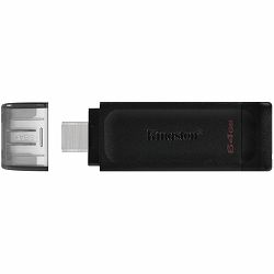 Kingston 64GB USB-C 3.2 Gen 1 DataTraveler 70 EAN: 740617305302