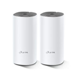 TP-Link AC1200 Deco E4 (2 pack) Mesh Wi-Fi, Dual-Band 300Mbps/867Mbps (2.4GHz/5GHz), 2×LAN, 2×interna antena, Deco App