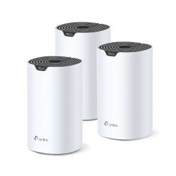 TP- Link AC1900 Deco S7 (3-pack) Mesh Wi-Fi, Dual-Band, 600 Mbps/1300 Mbps (2.4GHz/5GHz), 3×LAN, 3×interna antena, Deco App