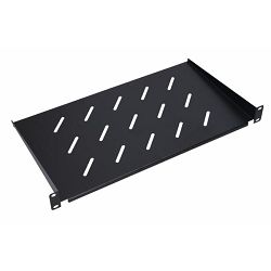 Extralink 1U 350mm Cantilever Shelf, Black, for 19" wall cabinets