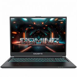 GIGABYTE Notebook G6 KF 16.0in (1920x1200 165Hz) WUXGA IPS, Intel Core i7-13620H, 16GB (2x8GB) DDR5 4800MHz, 1TB M.2 Gen4 SSD, NVIDIA GeForce RTX 4060 8GB, AX201 WiFi/BT, Backlit, DOS