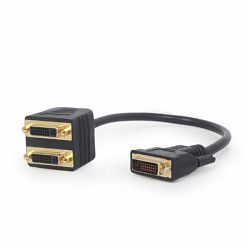 Gembird Passive DVI-D male to dual DVI female splitter cable, 0.3m