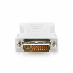 Gembird Adapter DVI-A male to VGA 15-pin HD (3 rows) female white