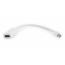 Gembird Mini DisplayPort to HDMI adapter cable, white