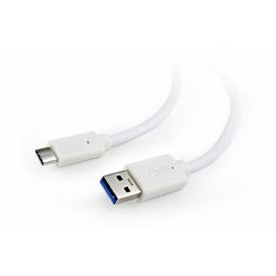 Gembird USB 3.0 AM to Type-C cable (AM CM), 3m, white