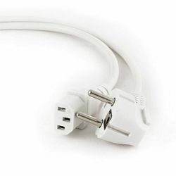Gembird Power cord (C13), VDE approved, 1.8m, White