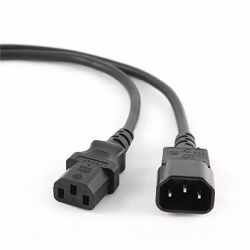 Gembird Power cord (C13 to C14), 1.8m VDE