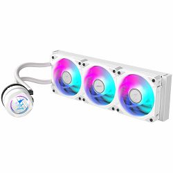 GIGABYTE AORUS WATERFORCE II COOLER 360 ICE, 115x, 1200, 1700, AMD AM4, AM5, RGB FUSION 2.0, 3x120mm Daisy Chain ARGB, White