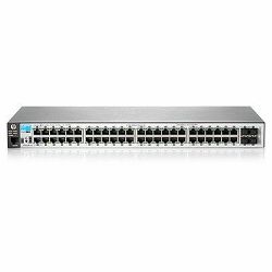HP Enterprise Aruba 2530 switch with 48 1GbE ports and 4 SFP ports