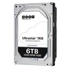 Western Digital Ultrastar DC HDD Server 7K6 (3.5’’, 6TB, 256MB, 7200 RPM, SAS 12Gb/s, 512E SE), SKU: 0B36047