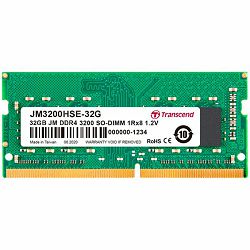 Transcend 32GB JM DDR4 3200 SO-DIMM 2Rx8 2Gx8 CL22 1.2V