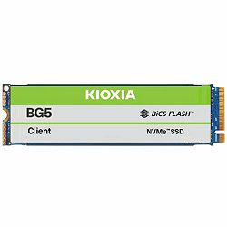 SSD KIOXIA BG5 256GB PCIe Gen4 x4 (64GT/s) NVMe 1.4, 112 layers BiCS Flash TLC, M.2 2280-S2 Single-sided, Read/Write: 3400/1900 MBps, IOPS 350K/360K