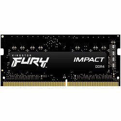 Kingston DRAM 16GB 2666MHz DDR4 CL16 SODIMM FURY Impact EAN: 740617318555