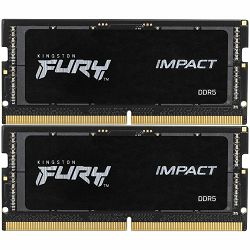 Kingston DRAM 32GB 6400MT/s DDR5 CL38 SODIMM (Kit of 2) FURY Impact XMP EAN: 740617335743