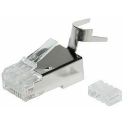 Solarix connector RJ45 CAT6A CAT7 STP 8p8c shielded for wire